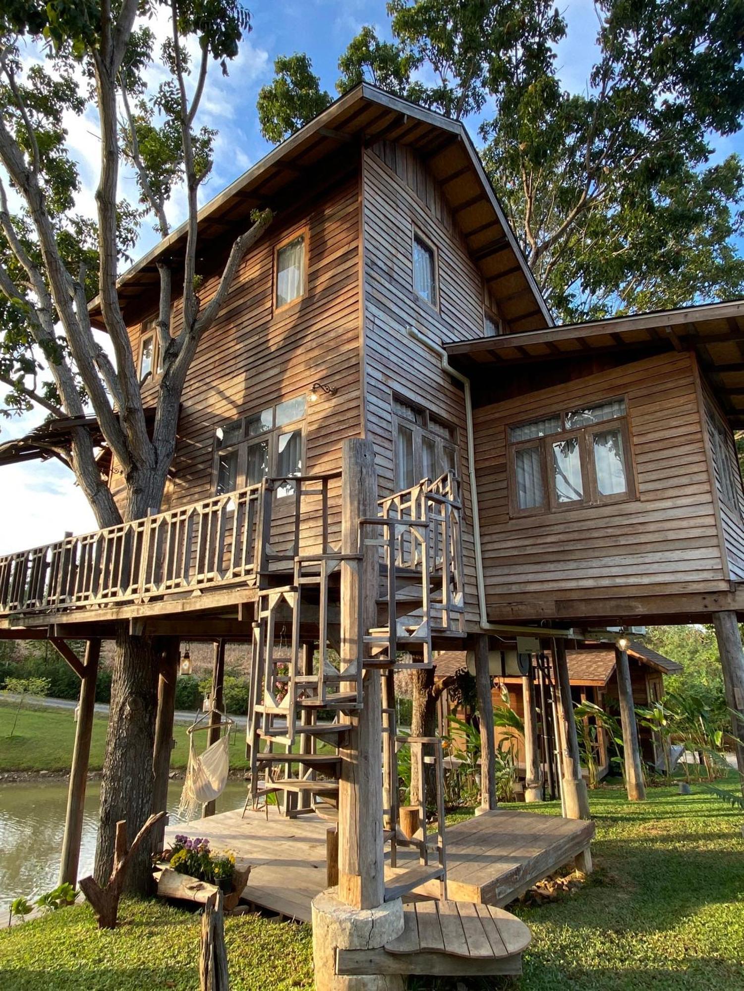 Вілла Luxury Treehouse Khaoyai Ban Nong Makha Екстер'єр фото